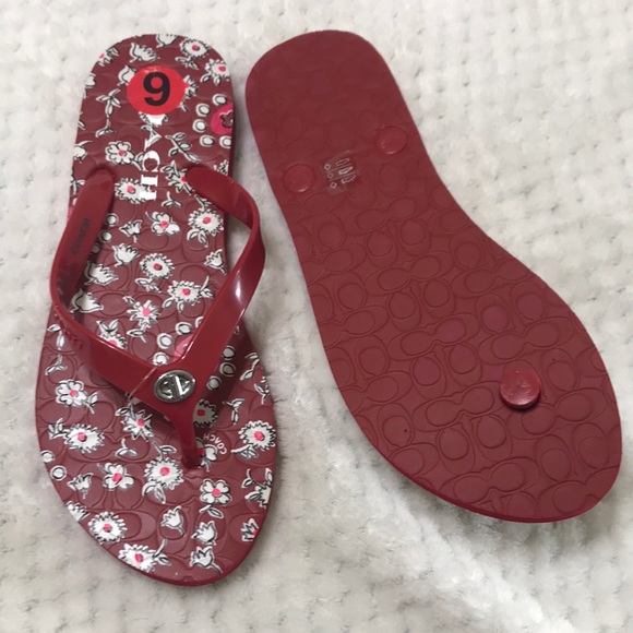 Coach Shoes - Coach flip flops